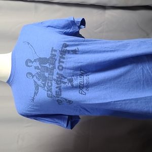 Bill and Ted's Excellent Adventure T-Shirt Size L BLUE